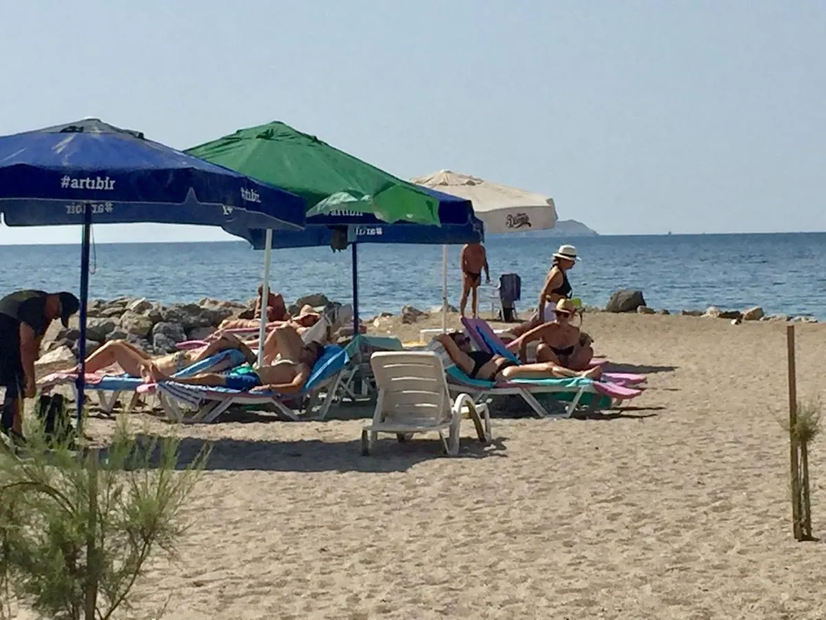 아파트 Bodrum-Turgutreis Merkezde Plaja 50 Metre Uzaklikta 1 Ve 2 Numarali Daireler 터키